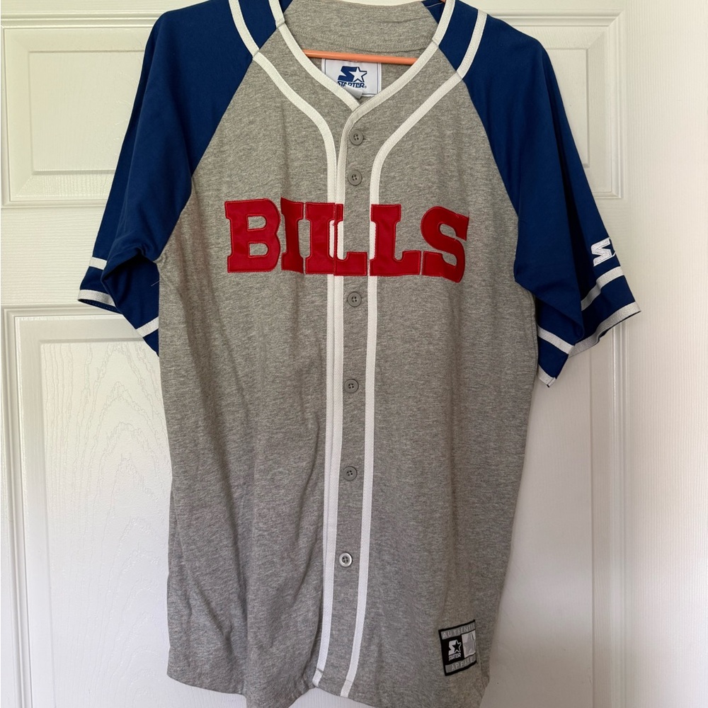 Starter Gray and Blue Jersey